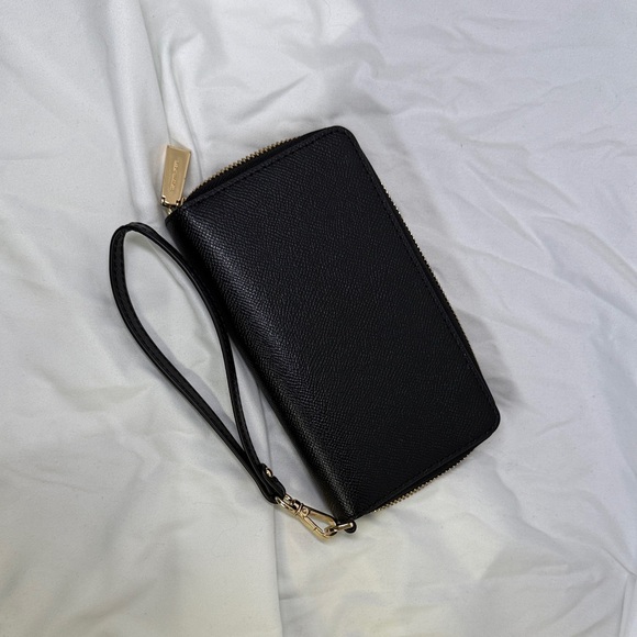 Michael Kors Black Wristlet with Gold Accents - Picture 2 of 4